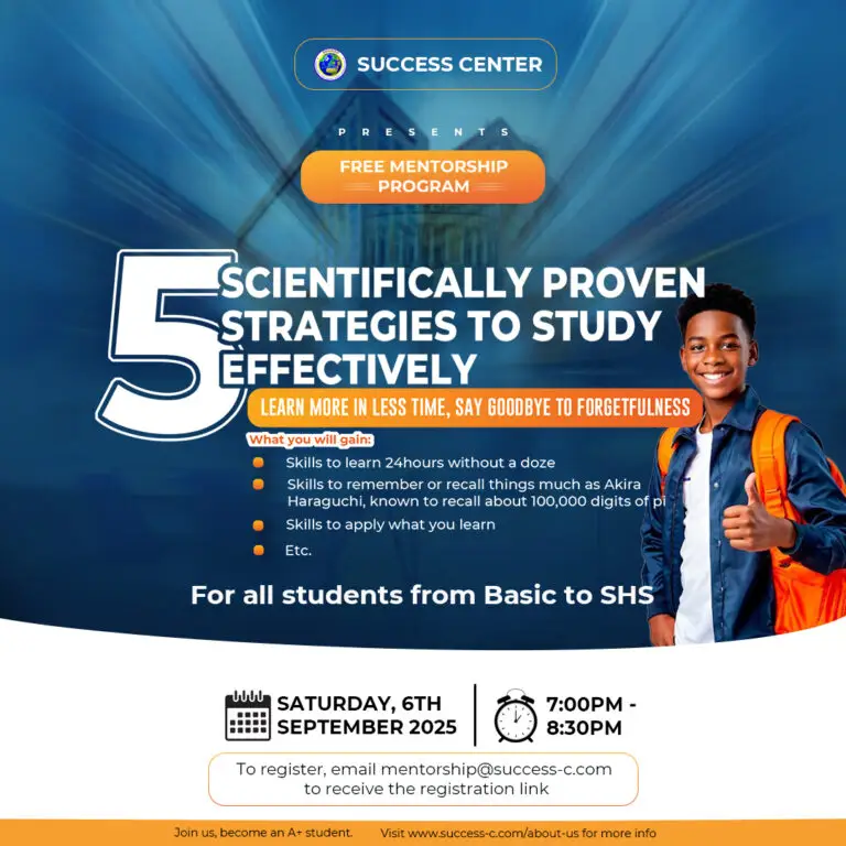 SUCCESS CENTER MENTORSHIP 101